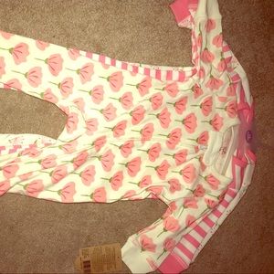 Touched by nature - three piece footies set